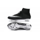 Cristiano Ronaldo CR Chaussure 2016 Nike Mercurial Superfly FG Noir Argent