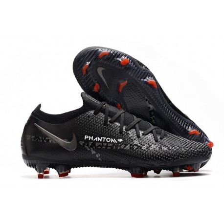 Crampon Nike Phantom GT2 Elite FG Noir Gris Fumé Summit Blanc