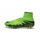 Chaussures Hypervenom Phantom II FG Moulés Nike Vert Noir