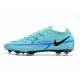 Crampon Nike Phantom GT2 Elite FG Bleu