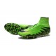 Chaussures Hypervenom Phantom II FG Moulés Nike Vert Noir