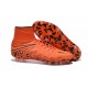 Chaussures Hypervenom Phantom II FG Moulés Nike Orange Noir