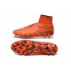 Chaussures Hypervenom Phantom II FG Moulés Nike Orange Noir