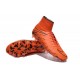 Chaussures Hypervenom Phantom II FG Moulés Nike Orange Noir