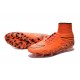 Chaussures Hypervenom Phantom II FG Moulés Nike Orange Noir