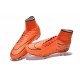Chaussures Hypervenom Phantom II FG Moulés Nike Orange Noir
