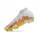 Nike Zoom Mercurial Superfly Elite IX FG Blanc Rose Jaune