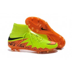 Chaussures Hypervenom Phantom II FG Moulés Nike Jaune Orange