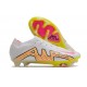 Nike Zoom Mercurial Vapor XV Elite FG Blanc Rose Jaune