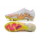 Nike Zoom Mercurial Vapor XV Elite FG Blanc Rose Jaune