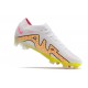 Nike Zoom Mercurial Vapor XV Elite FG Blanc Rose Jaune