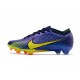 Nike Zoom Mercurial Vapor XV Elite FG Violet Jaune