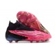 Chaussure Nike Phantom GX DF Elite FG Rose Noir