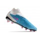 Chaussure Nike Phantom GX DF Elite FG Bleu Baltique Rose Blanc Bleu Laser