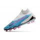 Chaussure Nike Phantom GX DF Elite FG Bleu Baltique Rose Blanc Bleu Laser