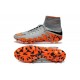 Chaussures Hypervenom Phantom II FG Moulés Nike Gris Orange Noir