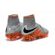 Chaussures Hypervenom Phantom II FG Moulés Nike Gris Orange Noir