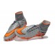 Chaussures Hypervenom Phantom II FG Moulés Nike Gris Orange Noir