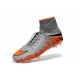 Chaussures Hypervenom Phantom II FG Moulés Nike Gris Orange Noir