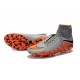 Chaussures Hypervenom Phantom II FG Moulés Nike Gris Orange Noir