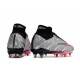 Nike Air Zoom Mercurial Superfly 9 Elite XXV SG Argent Métallique Hyper Rose Noir