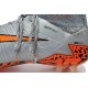 Chaussures Hypervenom Phantom II FG Moulés Nike Gris Orange Noir