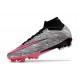 Nike Zoom Mercurial Superfly Elite IX FG Argent Métallique Hyper Rose Noir