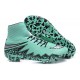 Chaussures Hypervenom Phantom II FG Moulés Nike Vert Argent Noir