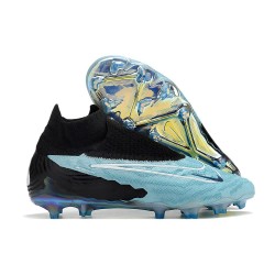 Nike Gripknit Phantom GX DF Elite FG Bleu Noir