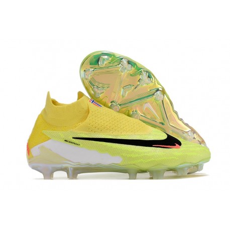 Nike Gripknit Phantom GX DF Elite FG Jaune Vert Noir