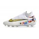 Nike Gripknit Phantom GX DF Elite FG Blanc Or