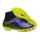 Chaussures Hypervenom Phantom II FG Moulés Nike Violet Jaune