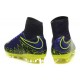 Chaussures Hypervenom Phantom II FG Moulés Nike Violet Jaune