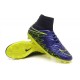 Chaussures Hypervenom Phantom II FG Moulés Nike Violet Jaune