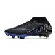 Nike Air Zoom Mercurial Superfly Elite 9 FG Noir Chrome Hyper Royal