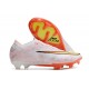 Nike Zoom Mercurial Vapor XV Elite FG Blanc Orange Jaune