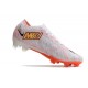 Nike Zoom Mercurial Vapor XV Elite FG Blanc Orange Jaune