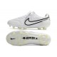 Chaussures Nike Tiempo Legend 9 Elite FG Blanc