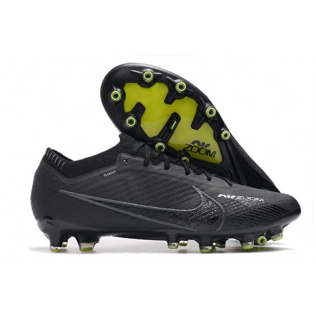 Nike Zoom Mercurial Vapor 15 Elite AG-Pro Shadow - Noir Gris Blanc Jaune Fluo