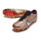 Nike Zoom Mercurial Vapor 15 Elite AG-Pro Mbappe Cuivre Métallique