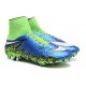 Chaussures de Foot à Crampons Nike HyperVenom Phantom 2 FG Bleu Vert