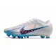 Nike Zoom Mercurial Vapor 15 Elite AG-Pro Blanc Bleu