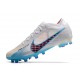 Nike Zoom Mercurial Vapor 15 Elite AG-Pro Blanc Bleu