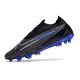 Chaussures Nike Phantom GX Elite FG Noir Chrome Hyper Royal