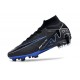 Nike Zoom Mercurial Superfly 9 Elite AG Noir Chrome Hyper Royal