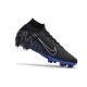 Nike Zoom Mercurial Superfly 9 Elite AG Noir Chrome Hyper Royal