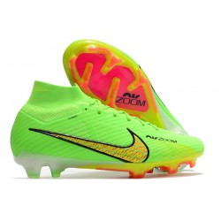 Crampons de Foot Ronaldo Nike Mercurial Superfly FG ACC Vert Rouge