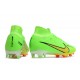 Crampons de Foot Ronaldo Nike Mercurial Superfly FG ACC Vert Rouge