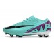 Nike Zoom Mercurial Vapor XV Elite FG Cyan Violet Noir