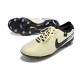 Nike Tiempo Legend X Elite FG Nouveau Beige Noir